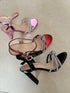 Ankle Strap Shiny Heels
